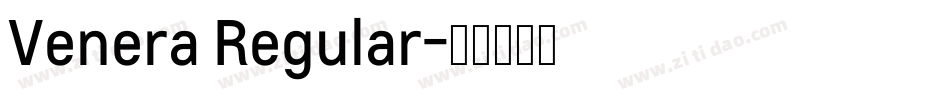 Venera Regular字体转换